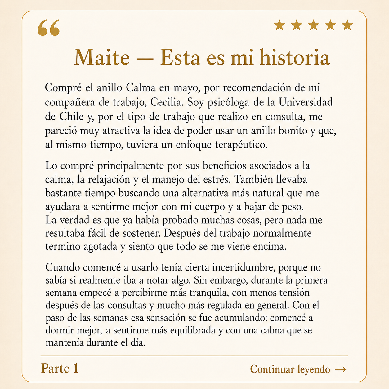 Joyería de bienestar CALMA®