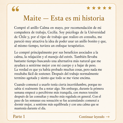Joyería de bienestar CALMA®